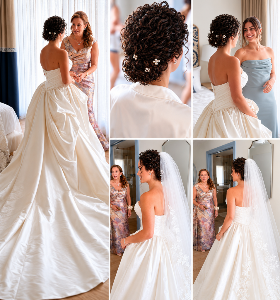 Bridal Hair Styles for Coily and Tightly Coiled Hair (Type 4A–4C)