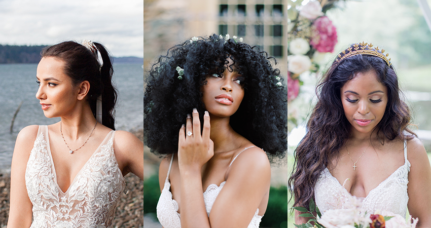 Bridal Hair & Makeup for Curly