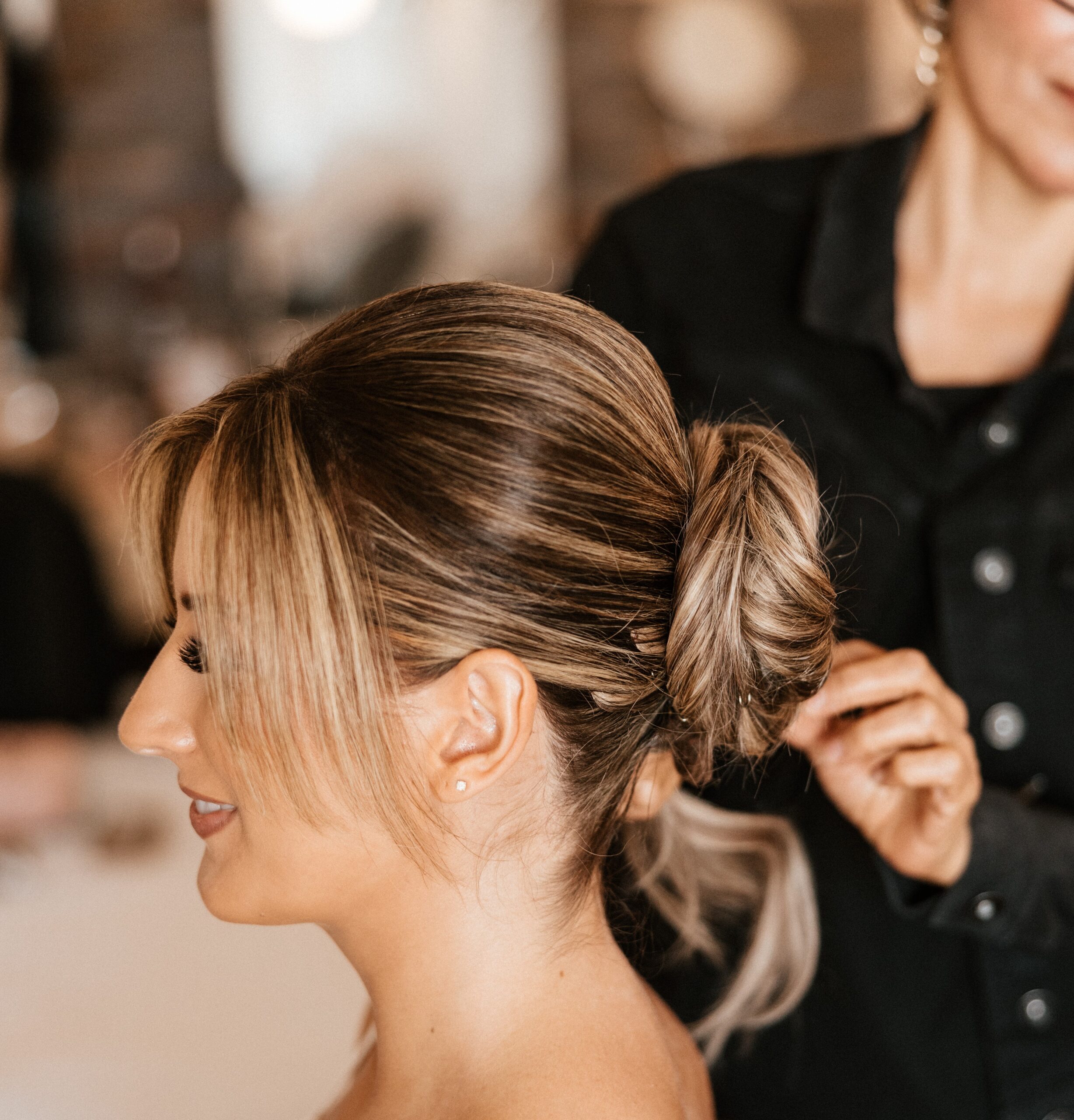 Elegant Chignon Hairstyles for Brides