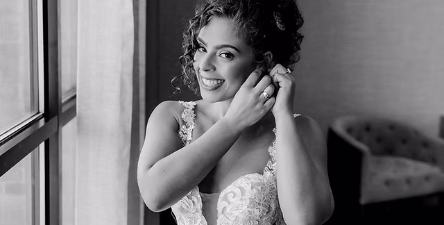 Monochrome Bridal Makeup